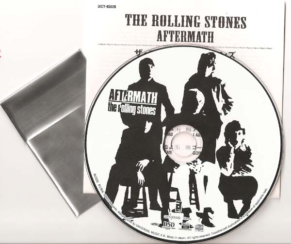 Disc, Insert, & still sealed Collector Card, Rolling Stones (The) - Aftermath (US)